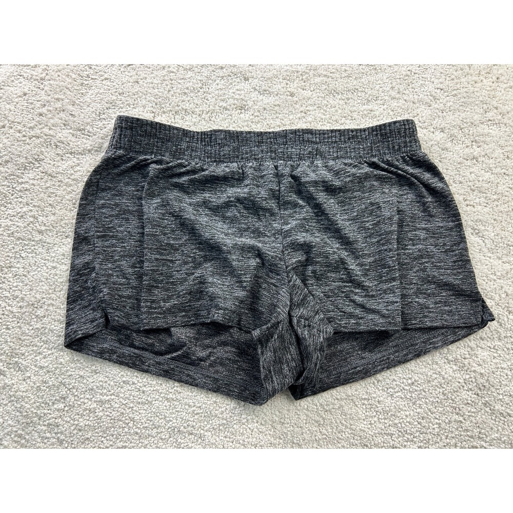 No Boundaries Women's Charcoal Gray M 7-9 Athletic Stretch Shorts